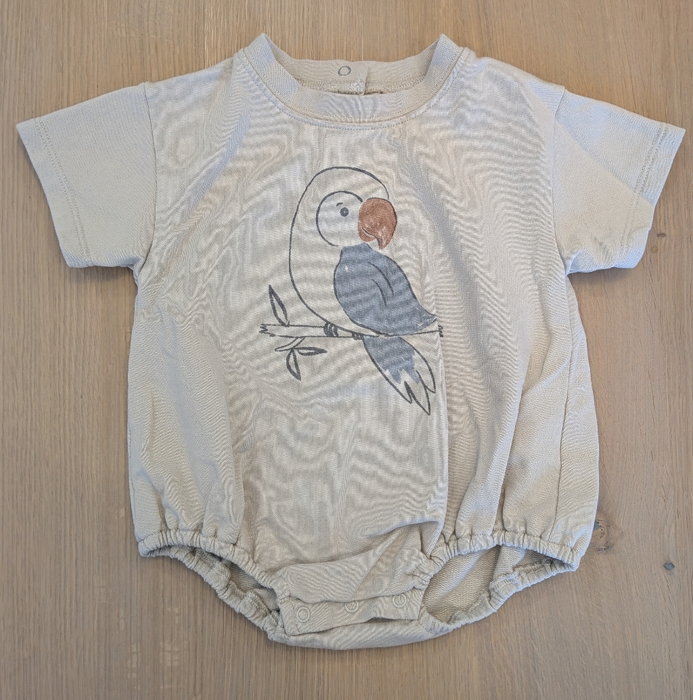 Rylee + Cru Parrot Baby Romper